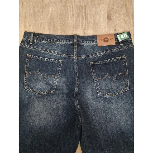 LRG 1947 Denim Jeans True Straight Size 40 Blue Brand New With Tags
